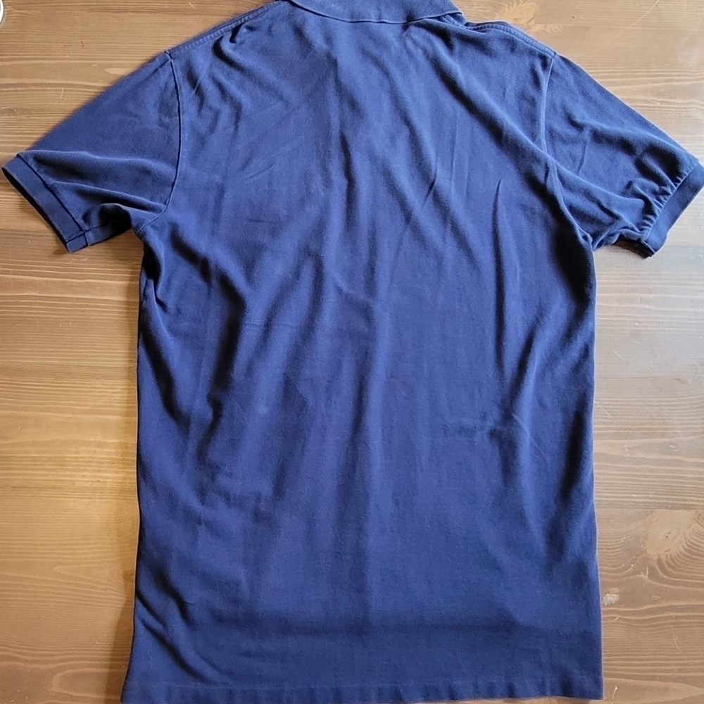 Official Ralph Lauren Polo Shirt Adult XL Blue With Red Pony Short Sleeve Men - Picture 2 of 6